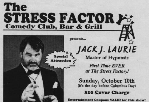 Stress Factory handbill