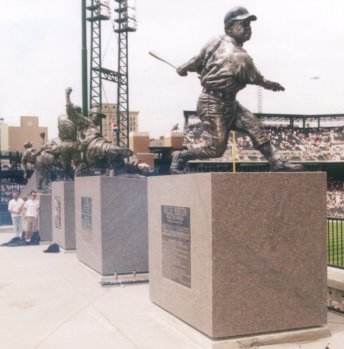The Sporting Statues Project: Ty Cobb: Detroit Tigers, Comerica Park,  Detroit, MI